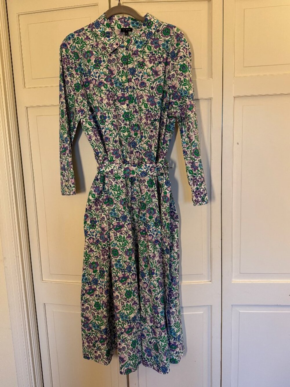 Talbots Floral Sz 14 Midi Dress - Sz 14